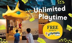 Curiosity Cove Admission (Weekend, School Holidays & PH Unlimited Playtime) + Zoolympix
