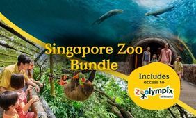 2 Attraction Pass — Singapore Zoo Bundle + Zoolympix